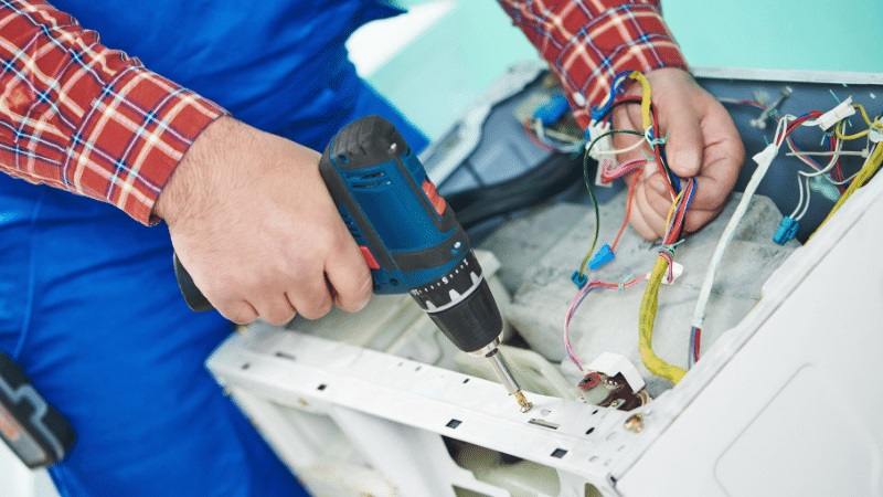 Demirci Grundig Grundig çamaşır makinesi kart tamiri – Su almama arızası orijinal parça ile giderildi. - Teknik servis örneği